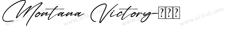 Montana Victory字体转换